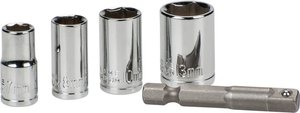 Nasadka kwb  105110 7 mm, 8 mm, 10 mm, 13 mm   5 szt.