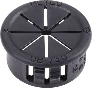 Przepust kablowy nacinany PB Fastener, AF0750, AF0750, (Ø x W) 21.8 mm x 9.9 mm, czarny, 1 szt.