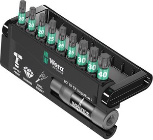 Bity Wera 8767-9/IDC 05057688001, TORX wewnętrzny, stal narzędziowa, 10 szt.