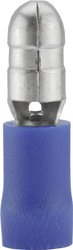 Wtyk okrągły izolowany 3921S, 1.5-2.5 mm2, O 5 mm, niebieski