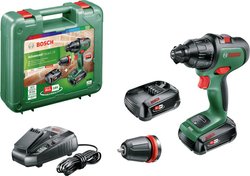 Bosch Home and Garden AdvancedImpact 18 2-biegowa-Wkrętarka udarowa akumulatorowa zaw. 2 akumulatory, zaw. walizkę, zaw. ładowarkę
