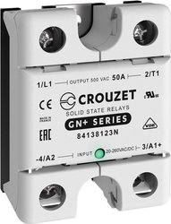 Przekaźnik SSR Crouzet TC-GSR-1-25DD 50 A 500 V/AC Specjalne przejście przez zero 1 szt.