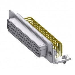 Złącze żeńskie D-Sub Deltron Connectors DTS50 SYC/2 M47UN, rzędy: 2, styki: 50, 90 °, 1 szt.