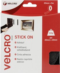 Taśma rzepowa VELCRO® VEL-EC60217 VEL-EC60217, (D x S) 5000 mm x 20 mm, 5 m