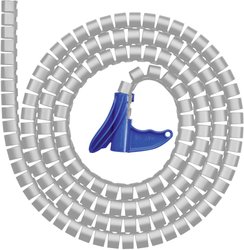 Wąż osłonowy HellermannTyton HWPP-16MM-PP-GY-K1, O 15 mm, szary, 2 m
