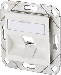 Gniazdo sieciowe Metz Connect 1309141102-E podtynkowy 1 Port czysty biały (ral 9010)