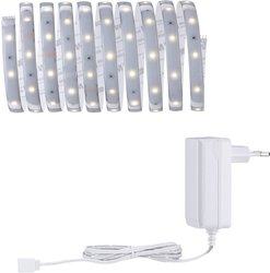 Zestaw podstawowy MaxLED 250 3M ciepłe białe światło IP44 Protect 2700K 12W 230/24V srebrny Taśma LED zestaw podstawowy Paulmann MaxLED Basic 79869 24 V 720 lm 3 m