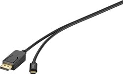 Przejściówka USB-C®, DisplayPort Renkforce RF-4538166, 1.80 m