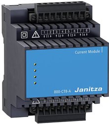 Wielokanałowy moduł pomiaru prądu dla prądu roboczego  Janitza Modul 800-CT8-A