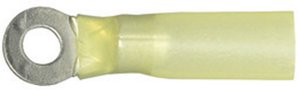 Końcówka oczkowa z osłonką termokurczliwą Maksymalne pole powierzchni przekroju=6 mm² Ø otworu=4.3 mm Izolowane częściowo żółty Vogt Verbindungstechnik 3652ah 1 szt.