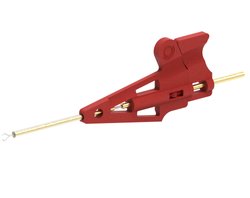 Końcówka testowa SMD ze złączem męskim Ø0,8mm, czerwona Sonda zaciskowa Electro PJP 6800-CD1-R