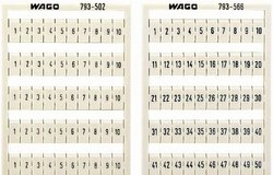 nadruk poziomo 91 ... 100 (10x), biały WAGO 793-4573 system oznaczania WMB