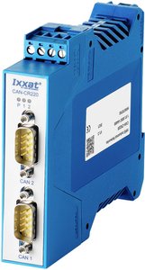 CAN-CR220 ISO 11898-2 Wzmacniacz CAN z napięciem izolacji 4 kV Repeater CAN Ixxat 1.01.0067.44400 CAN Bus, D-SUB9 24 V/DC