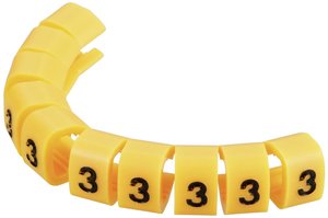 Oznacznik kablowy TRU COMPONENTS TC-MB2/3203 1593425, poliamid, 4 do 5.10 mm, 10 szt.