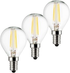 Żarówka LED Müller-Licht 400293 E14 4 W = 40 W 470 lm ciepła biel 3 szt.
