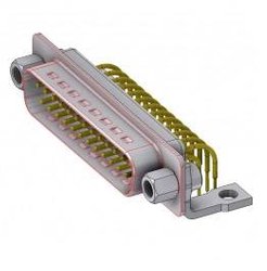Złącze męskie D-Sub Deltron Connectors DTS25PYC/2M46UNB5, rzędy: 2, styki: 25, 90 °, 1 szt.