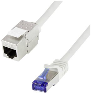 Kabel krosowy do punktu konsolidacyjnego, kat. 6A, S/FTP, szary, 25 m Kabel LAN LogiLink CC5152S, 1 szt., RJ45, CAT 6a, S/FTP, 25 m, szary