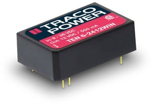 Przetwornica DC/DC, do PCB TracoPower TEN 6-2411WIN TEN 6-2411WIN, DIL-24, 6 W, 5 V/DC, 1.2 A, 1 szt.