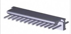 Listwa kołkowa, męska, standardowa TE Connectivity MTA-100 1-640456-3, wire-to-wire, piny: 13, 5 A, 1 szt.