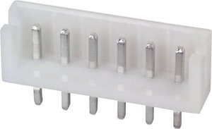Listwa kołkowa, męska, standardowa JST B6B-EH-A (LF)(SN) B6B-EH-A (LF)(SN), wire-to-board, piny: 6, 3 A, 1 szt.