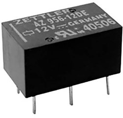 Przekaźnik drukowany Zettler Electronics AZ956-12DE, monostabilny, 1 cewka, 150 V/DC, 125 V/AC, 1 A, 1 szt.
