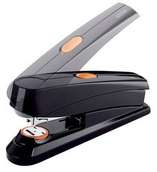 Zszywacz Novus czarny / 020-1673 2-50 arkuszy Flat-Clinch Głębokość wsunięcia 6,5 cm Novus B8FC 020-1673  Zszywacz płaski czarny Wydajność zszywania: 50 ark. (80 g/m²)