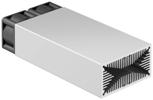 Wentylator osiowy Fischer Elektronik LAM4D 75 12, 12 V/DC, 24 m³/h, (D x S x W) 75 x 80.8 x 40 mm