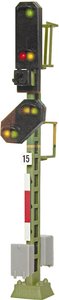 Sygnalizacja świetlna DB z odległym sygnałem, 7 diod LED Sygnalizacja świetlna Viessmann 7 LED, 44 mm, N