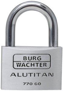 Kłódka Burg Wächter 36121 70.00 mm Zamykana na klucz   z zamkiem kluczykowym