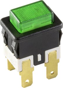 Przełącznik wciskany interBär 3635-250.22 3635-250.22, 250 V, 16 A, 1 szt.