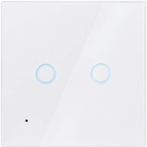 Inteligentny przełącznik ścienny Wi-Fi 2-drożny, kompatybilny z Tuya Przełącznik ścienny LogiLink SH0112, SH0112