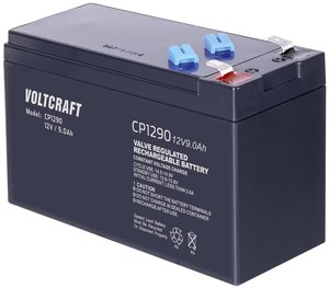 Akumulator ołowiowy VOLTCRAFT CE12V/9Ah VC-12668685, AGM, 12 V, 9 Ah