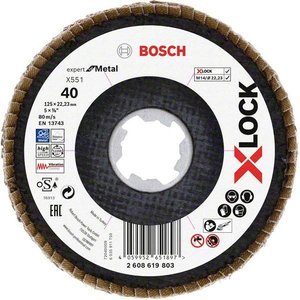 Tarcza lamelkowa Bosch Accessories X551 2608619803 Średnica 125 mm 1 szt.