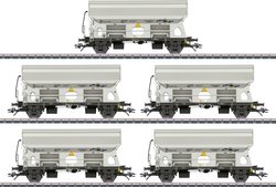 Wagon towarowy zamknięty Märklin 046306 Wagony z dachem wahadłowym Tds Armita Wagons Amsterdam BV, zestaw 5