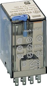Przekaźnik wtykowy Finder 55.34.9.024.5094 55.34.9.024.5094, 7 A, 10 szt.