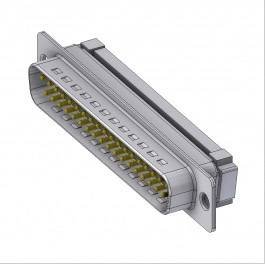 Złącze męskie D-Sub Deltron Connectors DTS37PFC/2, rzędy: 2, styki: 37, 180 °, 1 szt.