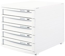 Szafka z szufladami HAN 1505-12 biały DIN A4, DIN B4, DIN C4 Ilość szuflad: 5
