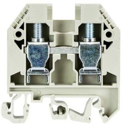 Zacisk przelotowy, Wieland WKN 10/U 57.510.0155.0, 2,5-16 mm2 / 1,5-10 mm2, 63 A, szary