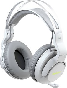 Nauszny zestaw słuchawkowy stereo dla graczy „ELO”, 7.1 High-Res, AIR, biały Zestaw słuchawkowy Over Ear Roccat ELO ROC-14-142-02 7.1 Surround biały