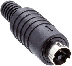 Złącze męskie okrągłe DIN MP-371/S6 Lumberg MP-371/S6 złącze męskie proste Ilość styków: 6  czarny 1 szt.