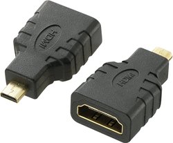 Przejściówka, adapter HDMI SpeaKa Professional SP-7870184, [1x złącze męskie Micro HDMI (typ D) - 1x złącze żeńskie HDMI]