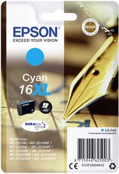 Epson atrament T1632, 16XL tusz oryginalny  Cyjan C13T16324012