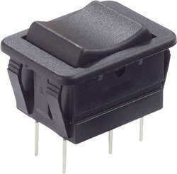 Przełącznik Arcolectric (Bulgin Ltd.) C1572VBAAC, 250 V/AC, 16 A, 2 x (wł)/wył/(wł), chwilowy/0/chwilowy, 1 szt.