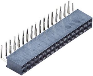 Gniazdo 2-rzędowe, RM 2.54, proste, 2 x 17pin, 10120824 BKL Electronic