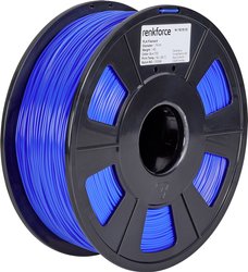Filament do drukarek 3D PLA Renkforce RF-4511222, Średnica filamentu: 2.85 mm, 1000 g, niebieski