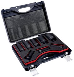 Zestaw nasadek udarowych 3/4&quot,, długie, 8 szt., 21-41 mm Nasadka udarowa zestaw Bahco  K8906M/8 3/4''