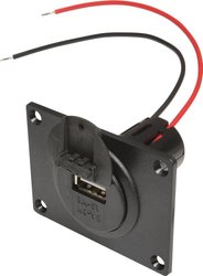Gniazdo USB do zabudowy ProCar 67332601, Obciążalność prądu maks.: 3 A, 12 - 5 V, 24 - 5 V