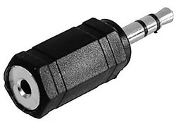 Adapter jack  złącze męskie jack 3,5 mm - złącze żeńskie jack 2,5 mm Stereo TRU COMPONENTS 1559810  1 szt.