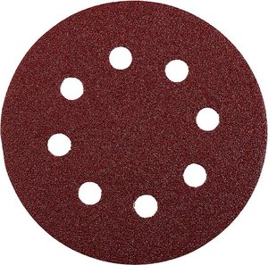 Ściernice QUICK-STICK, WOOD &amp, METAL, elektrokorund, Ø 115 mm, perforowane, ziarnistość 180 Tarcza szlifierska kwb 491818 5 szt.