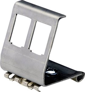 Adapter do montażu na szynie Digitus 2x modułów Keystone Adapter na szynę DIN Digitus AN-25185 1 szt.